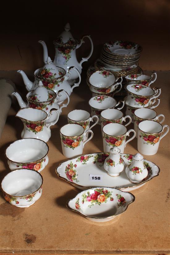 Royal Albert Old Country Roses tea and coffee service